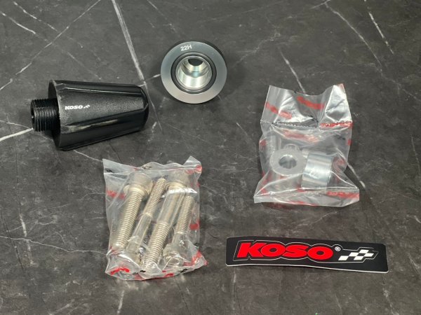 画像4: 🏍️ KOSO 汎用マフラースライダー|転倒時のダメージを軽減! 🚀 (4)