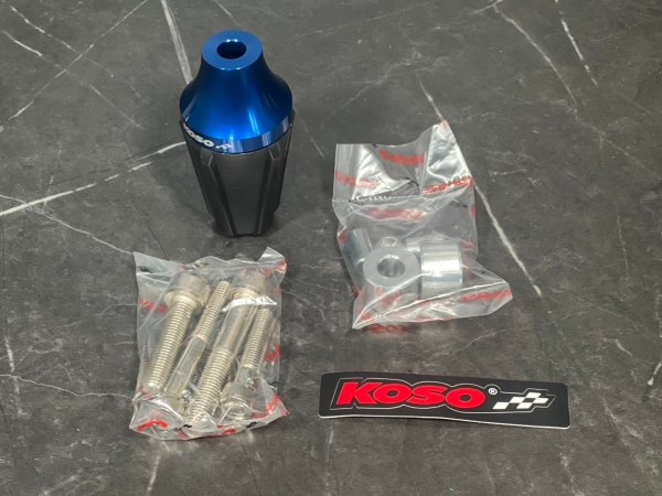 画像9: 🏍️ KOSO 汎用マフラースライダー|転倒時のダメージを軽減! 🚀 (9)