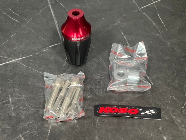 画像7: 🏍️ KOSO 汎用マフラースライダー|転倒時のダメージを軽減! 🚀 (7)