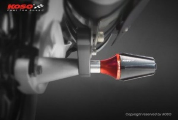 画像12: 🏍️ KOSO 汎用マフラースライダー|転倒時のダメージを軽減! 🚀 (12)