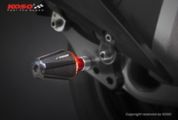 画像11: 🏍️ KOSO 汎用マフラースライダー|転倒時のダメージを軽減! 🚀 (11)