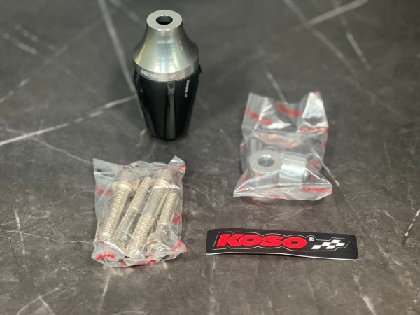 画像3: 🏍️ KOSO 汎用マフラースライダー|転倒時のダメージを軽減! 🚀 (3)