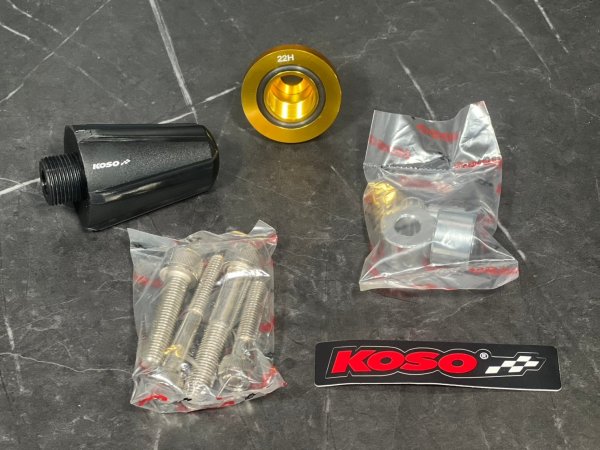 画像6: 🏍️ KOSO 汎用マフラースライダー|転倒時のダメージを軽減! 🚀 (6)