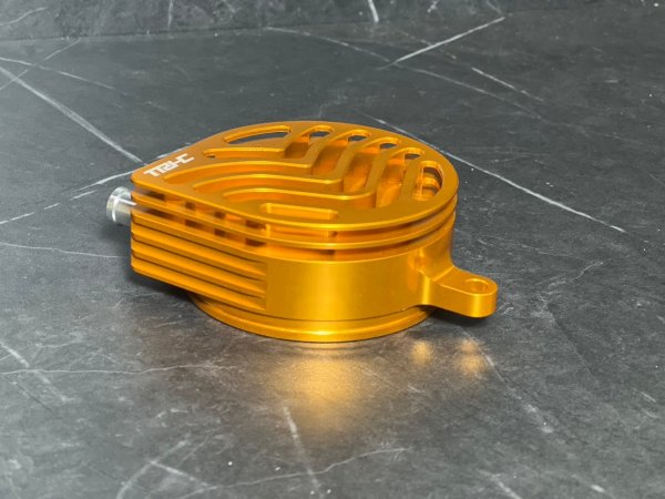 画像3:  ✨ TRHC CNC削り出しカムギアカバー【シグナスX・BW'S125対応】|冷却効率を追求したデザイン! (3)