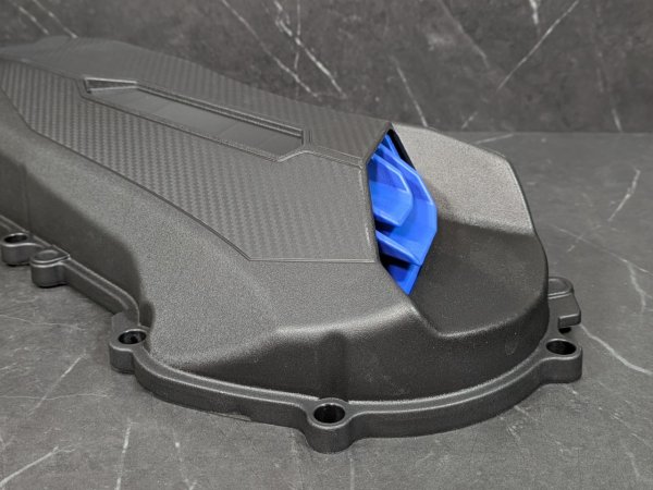 画像6: 🏍️ KOSO 軽量クランクケースカバー|圧倒的軽量化&冷却性能アップ! 🔥 (6)