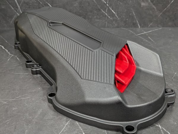 画像3: 🏍️ KOSO 軽量クランクケースカバー|圧倒的軽量化&冷却性能アップ! 🔥 (3)