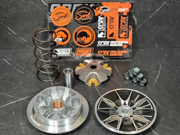 画像1: 🌟 SCRK ワールドチャンピオンプーリーセット【6型シグナス グリファス / NMAX / 水冷BW'S】】🌟 (1)