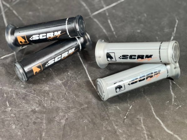 画像1: ✨ SCRK Type1 クリアグリップ [非貫通タイプ 124mm] ブラック / グレー ✨ (1)