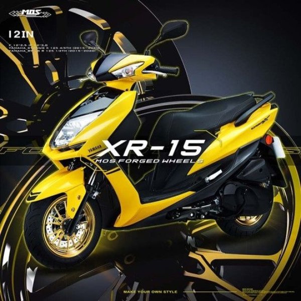 画像6: 🌟 MOS 12インチ XR15 フォージドホイール【シグナスX 4〜5型対応】】🌟 (6)