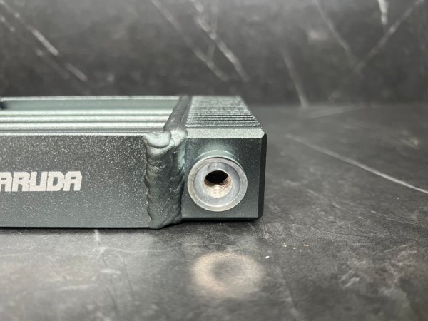 画像4: 🔥 GARUDA 5段ストレート オイルクーラーキット ガンメタ|シグナスX・BW'S125対応🔥 (4)