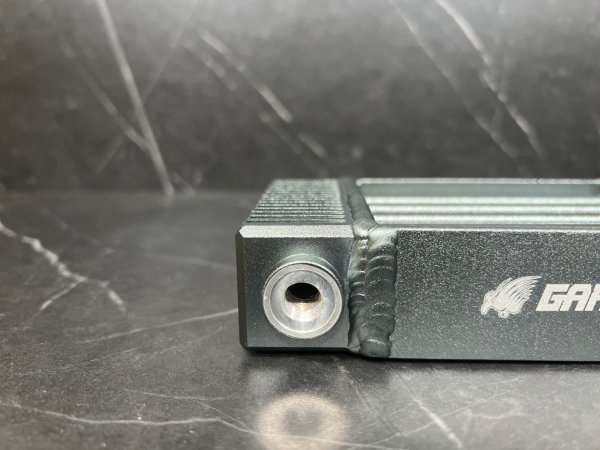 画像5: 🔥 GARUDA 5段ストレート オイルクーラーキット ガンメタ|シグナスX・BW'S125対応🔥 (5)