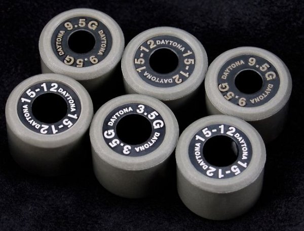 画像1: 🌟 DAYTONA（デイトナ）DWR ウエイトローラー 🌟 【シグナスX 1型〜5型対応｜Φ20×12mm｜3個入り】 (1)