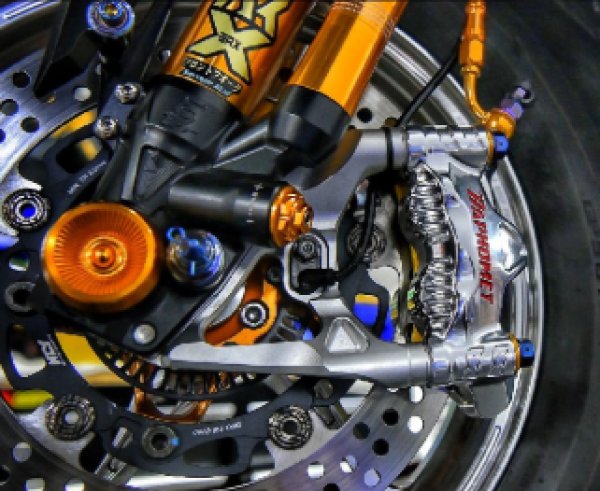 画像2: 🛠️【Baphomet】GP666 CNCアルミ ラジアルキャリパー バフォメット(左右 / 100mm)💥 (2)