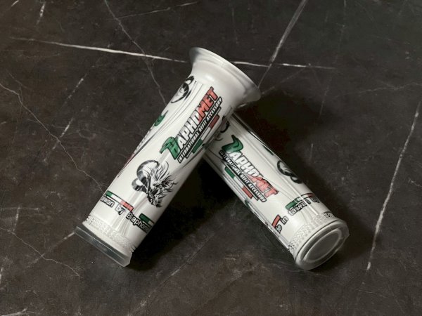 画像6: 🐐Baphomet バフォメット イタリア三色グリップ|ブラック/ホワイト(波打ちタイプ/ダイヤカットタイプ) (6)