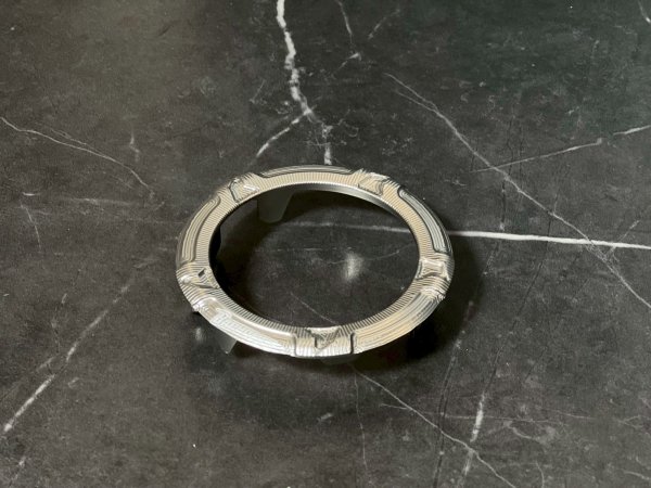 画像9: 🐐【Baphomet】バフォメット グリファス  アルミ燃料キャップリング 鎧甲紋 バフォメット (9)