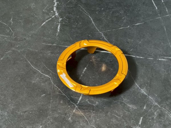 画像21: 🐐【Baphomet】バフォメット グリファス  アルミ燃料キャップリング 鎧甲紋 バフォメット (21)