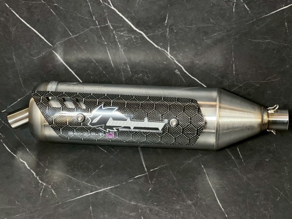 画像4: 🦔  HEDGEHOG ヘッジホッグ HS1 マフラー　直通静音（シグナスX / グリファス対応） 🦔  (4)