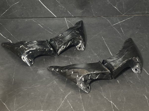 画像4: 🐐【Baphomet/バフォメット】カーボンキャリパーダクト シグナスX・グリファス対応（ラジアルキャリパー汎用） (4)