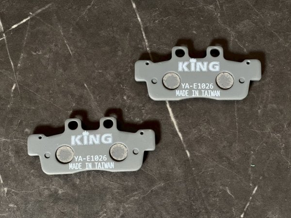 画像5: 👑【KING brake】キングブレーキ  街道版 フロント/リアブレーキパッド セラミック複合ブレーキパッド｜通勤・普段使いにちょうどいい◎ シグナスｘ３型 ４型 5型 ブレンボ　対応 (5)