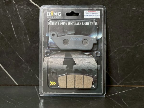 画像6: 👑【KING brake】キングブレーキ  街道版 フロント/リアブレーキパッド セラミック複合ブレーキパッド｜通勤・普段使いにちょうどいい◎ シグナスｘ３型 ４型 5型 ブレンボ　対応 (6)