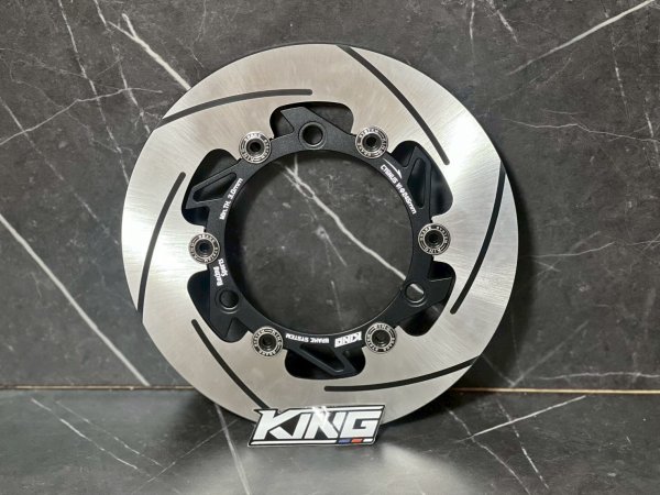 画像6: 👑【KING brake 】キングブレーキ RS版 フルフローティング ディスクローター シグナスｘ グリファス対応 ｜攻める走りのスリットディスク　ブレーキディスク (6)