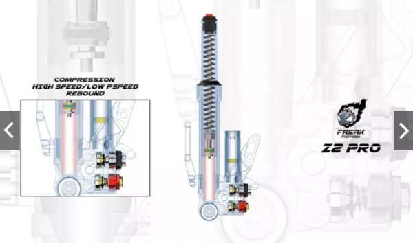 画像3: 👹【FreakFactory】怪獸工廠 Z2‑PRO フロントフォーク フルアジャスタブル|シグナスX/グリファス対応モデル (3)