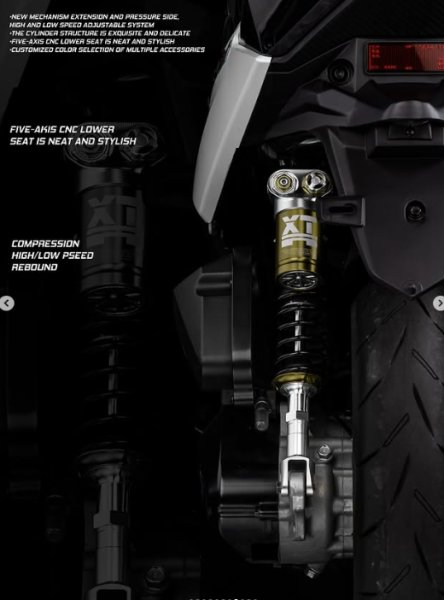 画像14: 👹【FreakFactory】怪獸工廠 XTR PRO ツインショック リアサスペンション｜シグナスX／グリファス対応 (14)