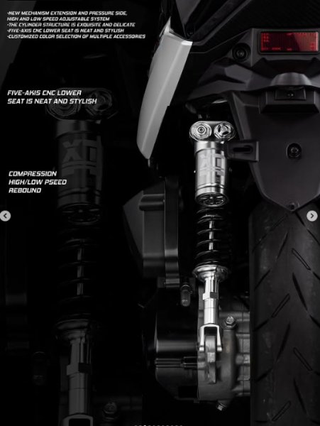 画像9: 👹【FreakFactory】怪獸工廠 XTR PRO ツインショック リアサスペンション｜シグナスX／グリファス対応 (9)