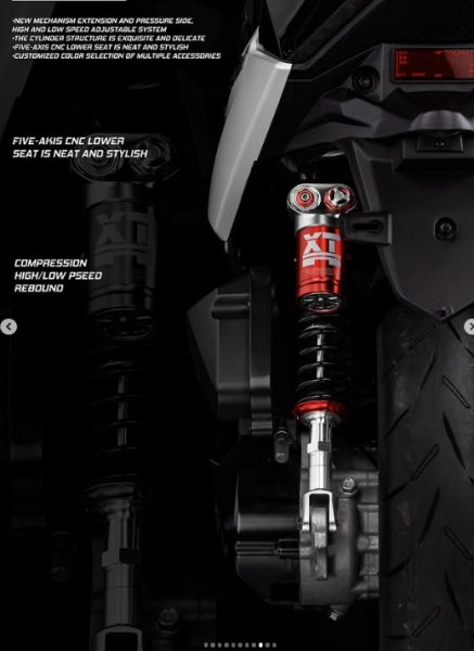 画像15: 👹【FreakFactory】怪獸工廠 XTR PRO ツインショック リアサスペンション｜シグナスX／グリファス対応 (15)