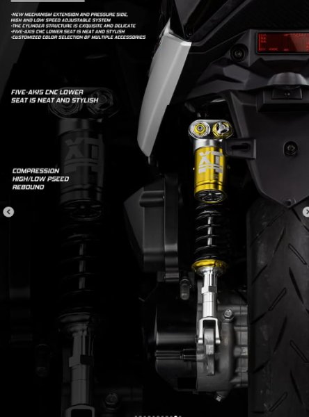 画像16: 👹【FreakFactory】怪獸工廠 XTR PRO ツインショック リアサスペンション｜シグナスX／グリファス対応 (16)