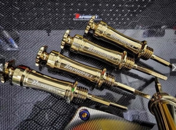 画像6: 🐐巴風特 BAPHOMET チタン オイルゲージ/キャップ  バフォメット【シグナスX・グリファス対応】 (6)