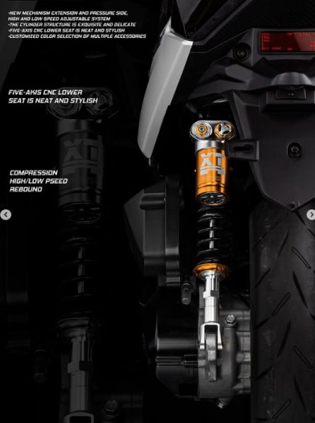 画像8: 👹【FreakFactory】怪獸工廠 XTR PRO ツインショック リアサスペンション｜シグナスX／グリファス対応 (8)