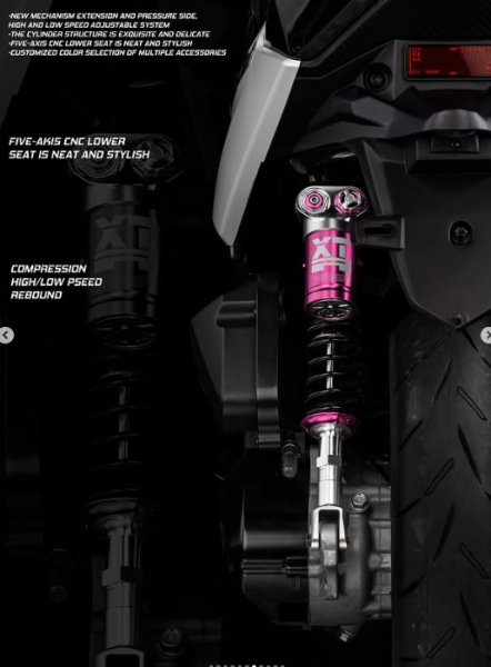 画像13: 👹【FreakFactory】怪獸工廠 XTR PRO ツインショック リアサスペンション｜シグナスX／グリファス対応 (13)