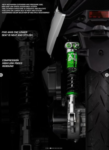 画像10: 👹【FreakFactory】怪獸工廠 XTR PRO ツインショック リアサスペンション｜シグナスX／グリファス対応 (10)