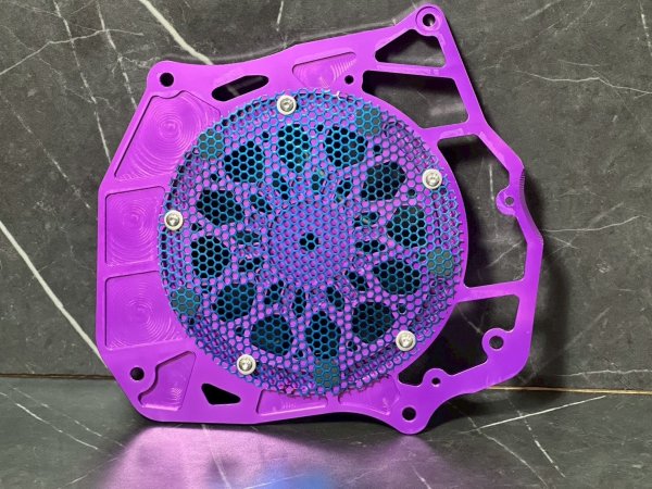 画像4: 🐐【BAPHOMET】バフォメット アルミラジエーターカバー グリファス対応 圧倒的存在感! (4)