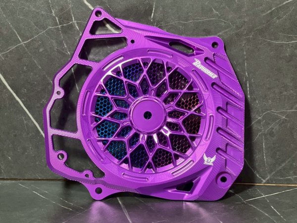 画像3: 🐐【BAPHOMET】バフォメット アルミラジエーターカバー グリファス対応 圧倒的存在感! (3)