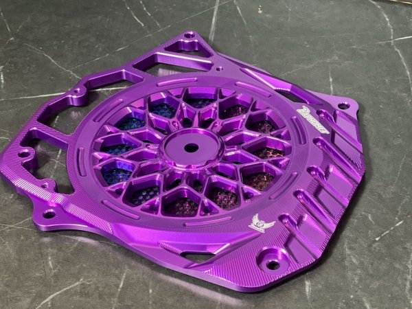 画像5: 🐐【BAPHOMET】バフォメット アルミラジエーターカバー グリファス対応 圧倒的存在感! (5)