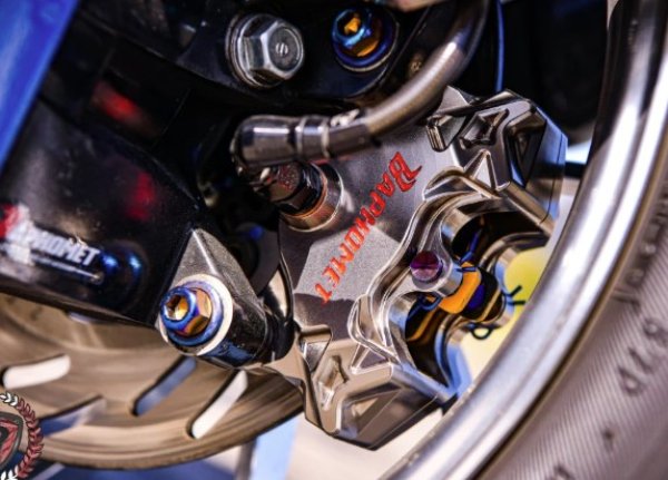 画像3: 🐐【baphomet】バフォメット カニキャリパー 🦀|圧倒的な存在感と制動力! シグナスx、グリファス対応🦀 (3)