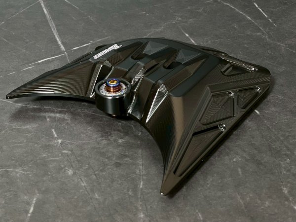 画像5: 🐐【BAPHOMET】バフォメット アルミエアインテークカバー グリファス/シグナス6型対応 クランクケースカバー🔥 (5)