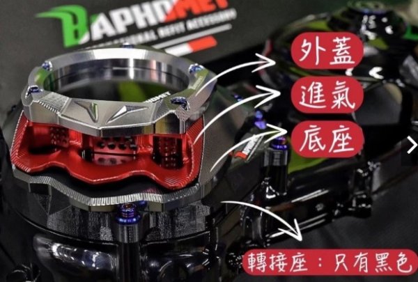 画像4: 🐐【BAPHOMET】バフォメット クランクケースカバーレンズ|シグナスX 6型(グリファス)対応! (4)