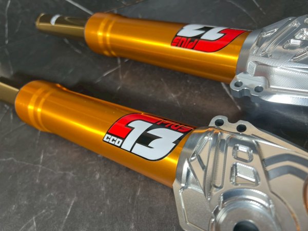 画像18: ✨CCD C13 PLUS　シグナスｘ フロントフォーク｜見た目も機能も最上級！✨ (18)