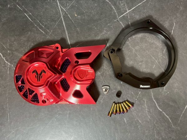画像1: 🐐【BAPHOMET】バフォメット クランクケース クーリングカバー　V2【グリファス・BW'S・FORCE2.0・NMAX対応】 (1)