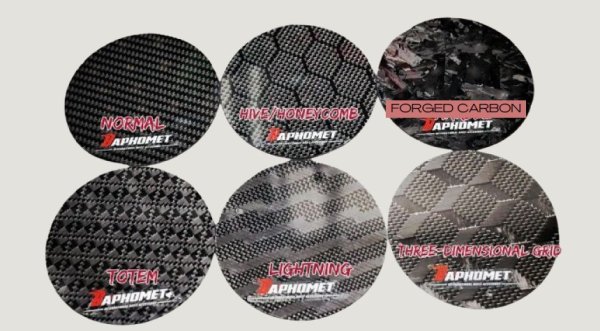 画像3: 🐐【BAPHOMET】バフォメット フロントカーボンカバー 大盾｜グリファス6型専用 (3)