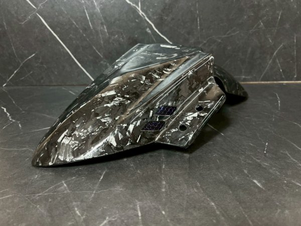 画像1: 🐐【BAPHOMET】バフォメット グリファス専用 アルミ+CNCステー付きカーボンフロントフェンダー (1)
