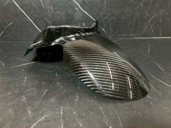 画像25: 🐐【BAPHOMET】バフォメット グリファス専用 アルミ+CNCステー付きカーボンフロントフェンダー (25)