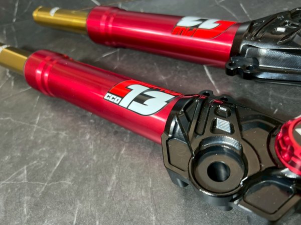 画像12: ✨CCD C13 PLUS　シグナスｘ フロントフォーク｜見た目も機能も最上級！✨ (12)