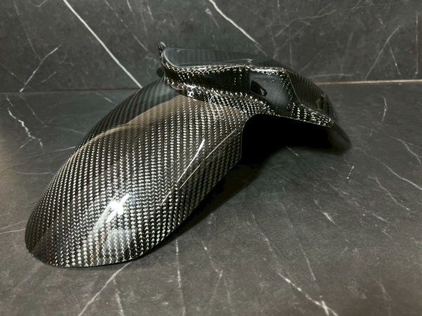 画像24: 🐐【BAPHOMET】バフォメット グリファス専用 アルミ+CNCステー付きカーボンフロントフェンダー (24)