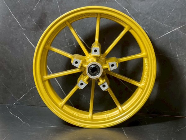 画像3: 【中古品】シグナスX 1.2.3型用 ホイール 前後 セット🏍️ゴールド (3)