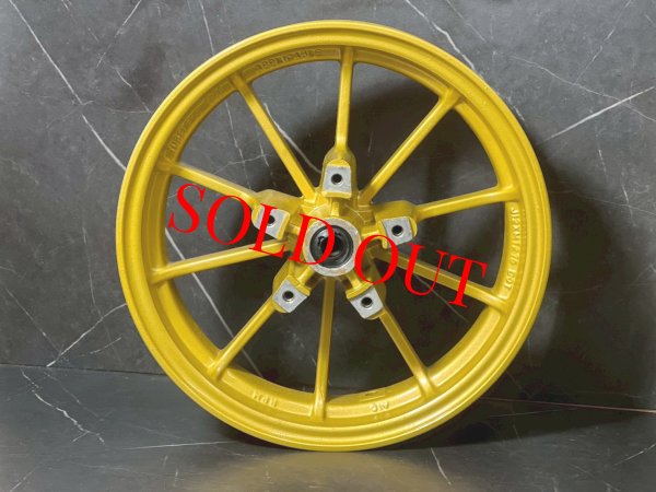画像3: 【中古品】シグナスX 1.2.3型用 ホイール 前後 セット🏍️ゴールド (3)