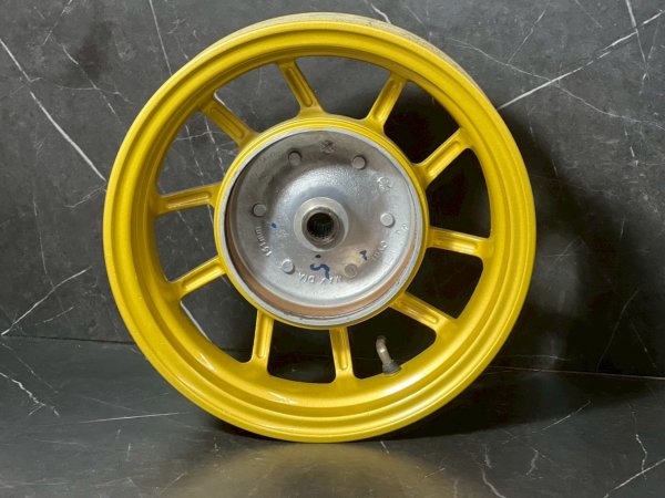 画像7: 【中古品】シグナスX 1.2.3型用 ホイール 前後 セット🏍️ゴールド (7)